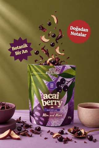 Acai Berry Tea - Acai Meyveli Bitki Çayı 40 G Acai Berry Tea - Acai Meyveli Bitki Çayı 40 G