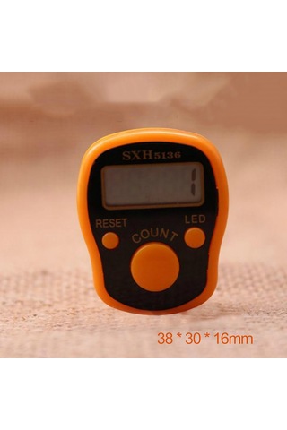 Monyee Led Işıklı Mani Sayacı - Yüksek Kaliteli, 0-99999 Aralığı, Otomatik Uyku Modu, Taşınabilir Tasarım Diğer