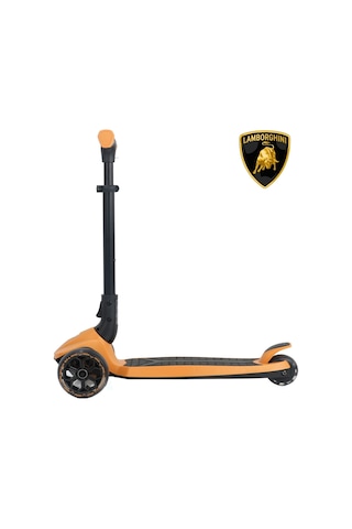 Lisanslı L3 Kolay Katlanabilir Işıklı Orta Gövde Ve Işıklı Tekerlekli Çocuk Scooter Turuncu Turuncu