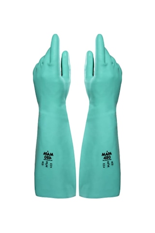Mapa Ultranitril 480 Kimyasal Koruma Eldiven 46 Cm Tüm Bedenler.