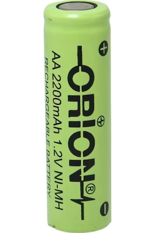 Orion 2200 mAh 1.2 V AA Ni-MH Şarj Edilebilir Kalem Pil