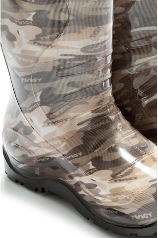 Twigy Nn0607 Yağmur Kamuflaj Çocuk Çizme Kamuflaj