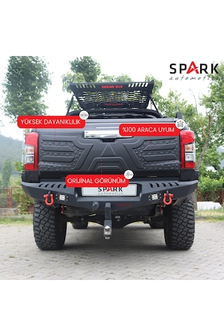 Mitsubishi L200 2007-2015 Yıl Aralığı Uyumlu Bagaj Kapağı Dodik Siyah