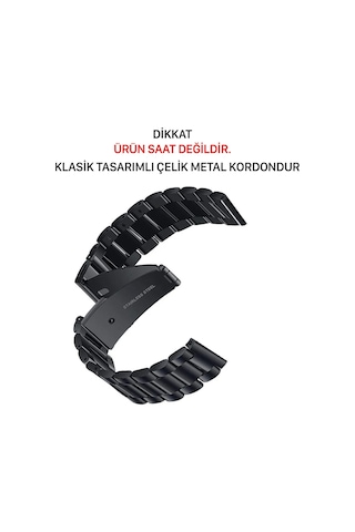 Xiaomi Watch S1-S2 Active 22mm Çelik Metal Paslanmaz Kordon