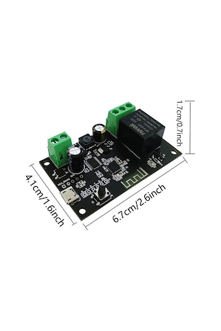 Pazly Tuya 5-32v Dc Wifi Röle Modülü - Alexa/google Uyumlu, Zamanlı, 2 Modlu, Led Işıklı Diğer