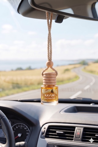 Kavun Aynaya Asmalı İpli Aromalı Dekoratif Araç Parfümü 8ml-01