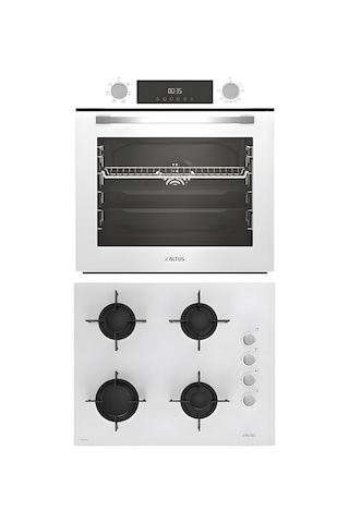 Altus ALA 322 W - 159 DW  2'li Beyaz Ankastre Set