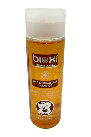 Bioxi Gold & Brown Pure Shampoo Kedi & Köpek Kahverengi Tüyler İçin Şampuan 200 Ml