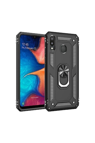 Samsung Galaxy Uyumlu A30 - A20 Kilif Zirh Standli Miknatisli Tank Kapak 392979339
