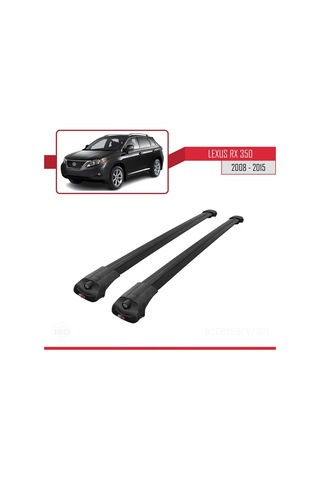 Lexus Rx350 - Rx350-2 2008-2015 Arası İle Uyumlu Ace-1 Ara Atkı Tavan Barı Siyah