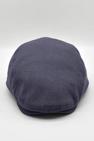 Külah Erkek Dokulu London Kasket Lacivert Flat Cap Şapka - Standart Lacivert