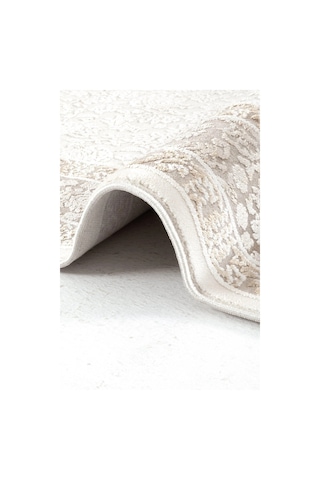 Hoom Rugs Natural 1714 Kahverengi Klasik Salon Halısı Kahve Beyaz