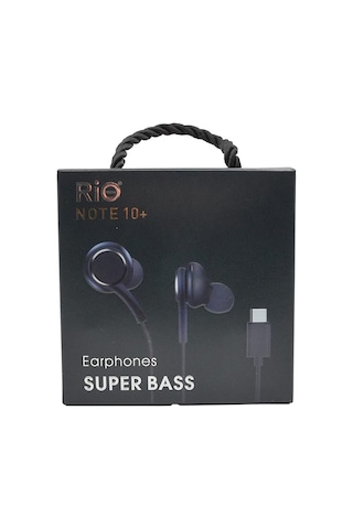 Rio Tech Note 10+ Super Bass Kulak İçi Kulaklık - Yüksek Ses Kalitesi S10