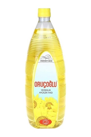 Oruçoğlu Ayçiçek Yağ Pet 2 Lt. 8 Adet