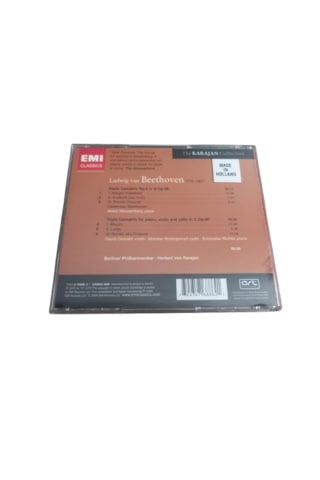 Beethoven Cd Pıano Concerto No.4 Trıple Concerto Karajan