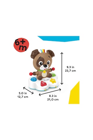 Baby Einstein Drum & Learn Dean Müzikal Öğrenme Oyuncağı, Çoklu Duyusal, 6 Aylık Ve Daha Büyük Bebek