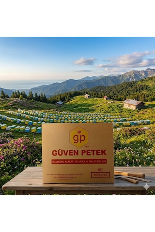 Güven Petek Arı Mumu - 22x41 Cm 10 Kg Muğla - Giresun Tipi