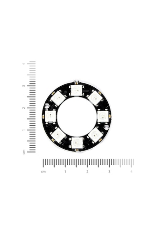 Alkatronik-8 Bit Neopixel Halka Ring Ws2812B 5050 Rgb Led Modül Full Color