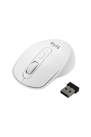 Trio 1600 Dpı 2.4ghz Nano Alıcılı Ergonomik Kablosuz Mouse Wireless Optik Fare 2410