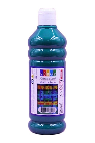 Südor Akrilik Boya 500 Ml Koyu Yeşil 22 Çok Renkli