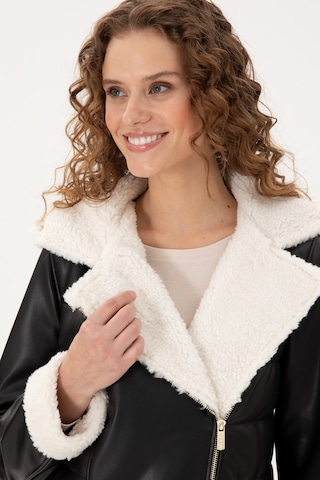 U.s. Polo Assn. Kadın Siyah Deri Mont-kaban 50297225-001 001sıyah