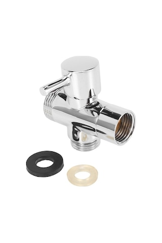 Tongxida Bosphorusboutique Yollu Yedek Vana Siyah Sistemi, Krom Kaplama Gümüş Duş Diverter 3 1/2 Yt Çok Renkli Çok Renkli