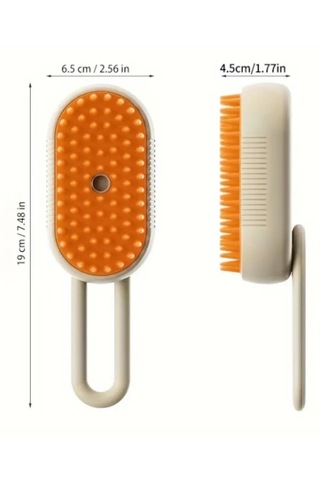 Hesperus Saplı Buharlı Tarak Kedi & Köpek Yıkama Fırçası