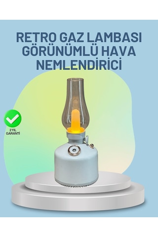 Northcity Retro Gaz Lambası Aroma Terapi Mist Maker - Renkli Led Ve Kablosuz