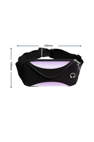 Willowhaven Erkekler İçin Su Geçirmez Koşu Bel Çantası Hafif Pratik Spor Aksesuarı Siyah Siyah