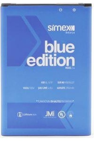 Simex G4 İle Uyumlu Sbt-03 Bl-51yf Batarya Blue Edition