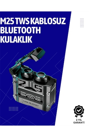 Mikrofonlu - 131 - Kulaklık Gürültü Engelleyici 180 Saat Kullanım Süresi - Csmo-tex - Led Göstergeli