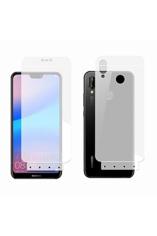 Huawei Honor 10 Gt İle Uyumlu Ön-arka Darbe Emici Hd Ekran Koruyucu Kaplama