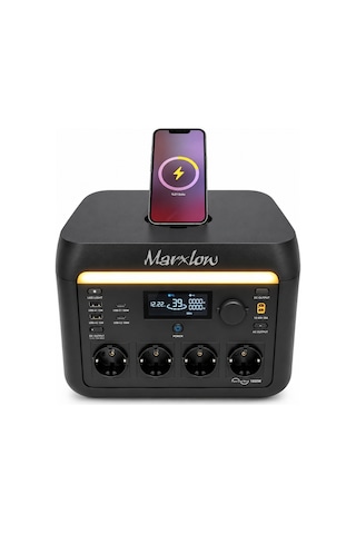 1800w Pro 1024wh Lifepo₄ Taşınabilir Güç Istasyonu Eps Acil Güç Besleme - 3000w Tepe Max Güç, 140w Usb-c, Kablosuz Şarj, Wi-fi