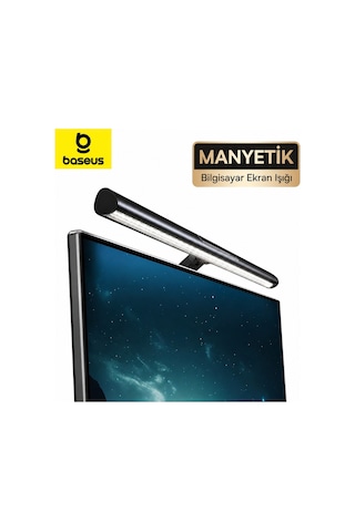 Baseusonline İ-wok 3 Manyetik Monitör Işığı 2700k-6000k Siyah