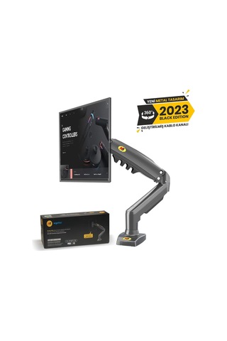 Northbayou F80 17-30 Lcd/led Monitör Tutucu Kol 2-9 Kg Amortisörlü Vesa 75x75 , 100x100 Monitör Standı