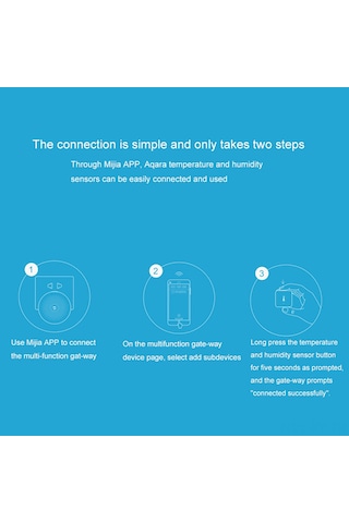 Shineyee Aqara Akıllı Sıcaklık Nem Ve Basınç Sensörü - Gerçek Zamanlı İzleme, Akıllı Bağlantı Ve Uyarılar, 1 Adet Beyaz