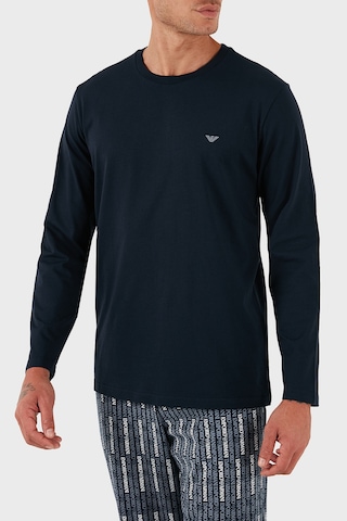 Emporio Armani Erkek Pijama Takımı Em000611 Af14994 Mb310 Mavi Mavi