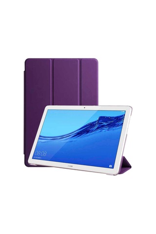 Huawei T5 10 İnc Zore Smart Cover Standlı 1-1 Kılıf Kapaklı Kılıf