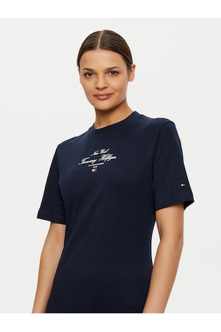 Tommy Hilfiger Tommy Hılfıger Kadın Elbise Ww0ww43830-c1g Lacivert