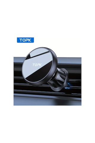 Xuweiwei Topk Manyetik Araç Telefon Tutucu Siyah İphone 15 14 13 12 Pro Max Plus Uyumlu Tek Elle Kullanım Metal Kancalı Dayanıklı Abs Su Geçirmez