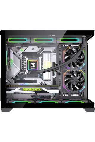 Orion Cube Xl 6x Argb Fan Kumanda Ve Kontrolcü M-atx Boş Bilgisayar Kasası Siyah