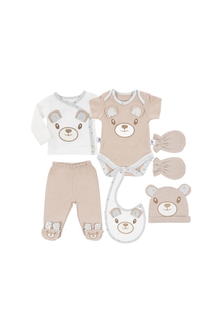 Gezenbebe Hero Bebek Hastane Çıkış Seti 6 Parça Organik