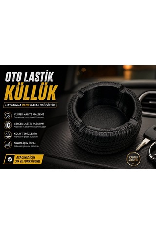 Oto Lastik Küllük , Araba Lastiği Şeklinde Küllük , Oto Lastiği Küllük