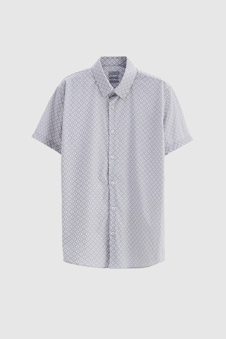 Twn Slim Fit Taş Baskılı Easy Iron Gömlek 4ec02ad042802 S01