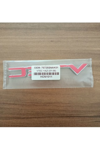 Honda Vtec Yazı 2001 - 2006 Modeller Arası Uyumludur Vtec Yazı