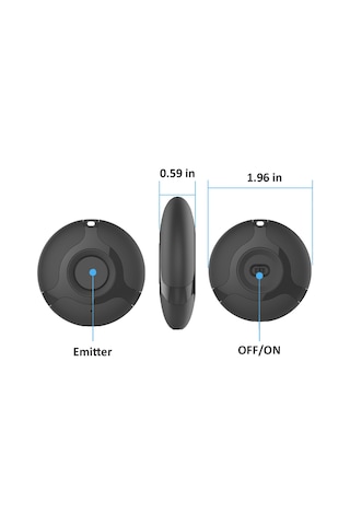 Geeksen Siyah Taşınabilir Akıllı Ultrasonik Uçucu-parazit Kovucu: Usb Şarjlı, Çocuk Ve Evcil Hayvan Güvenli, Kamp Ve户外活动 İçin