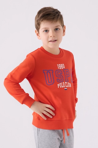 U.S. Polo Assn. Erkek Çocuk Turuncu Eşofman Takımı Turuncu