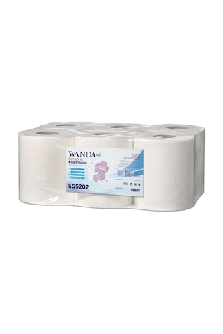 Wanda Soft Sensörlü/hareketli Kağıt Havlu 6'li Paket 3 Kg - 2 Katlı, 21cm Yaprak Eni