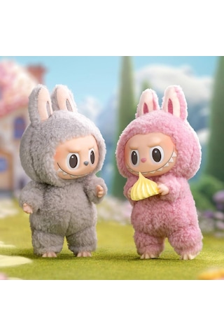 Labubu Ayakta Duran Peluş Anahtarlık Sürpriz Paket Exciting Macaron Karışık