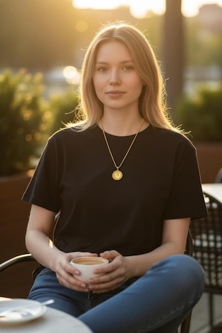Altın Halat Zincirli Yarım Altın
